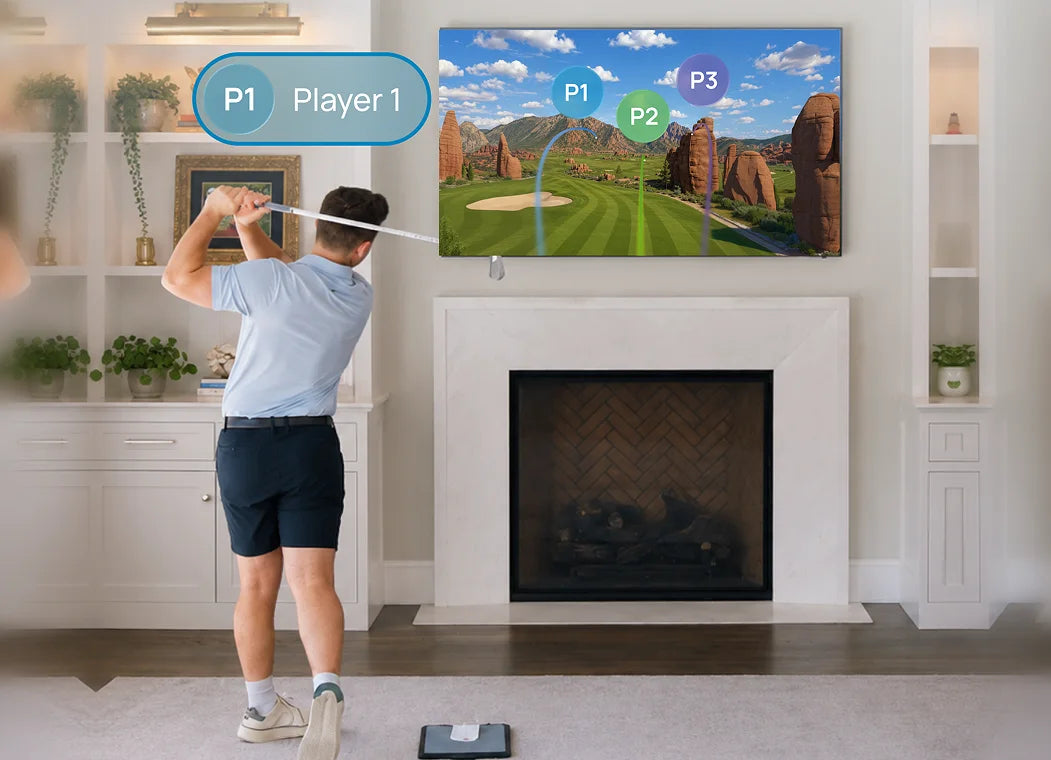 Local Party mode: three players take turns on one TV in the living room